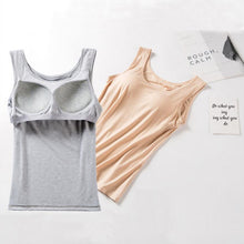 Load image into Gallery viewer, Women's Tank Top with Built-In Bra