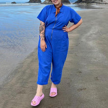 Load image into Gallery viewer, Cropped Utility Jumpsuit