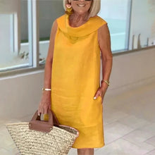 Load image into Gallery viewer, Summer Ruffle Collar Dress