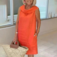 Load image into Gallery viewer, Summer Ruffle Collar Dress