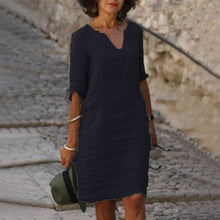 Load image into Gallery viewer, Women'S V-Neck Dress