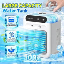 Load image into Gallery viewer, Portable 3-In-1 Cooling Fan with 2-Speed Mist