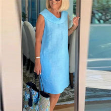 Load image into Gallery viewer, Summer Ruffle Collar Dress
