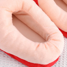 Load image into Gallery viewer, Funny Foot Plush Novelty Slippers