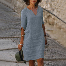 Load image into Gallery viewer, Women'S V-Neck Dress