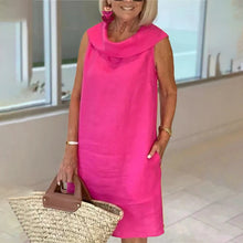 Load image into Gallery viewer, Summer Ruffle Collar Dress