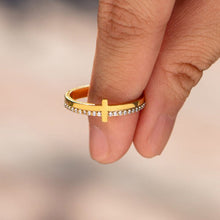 Load image into Gallery viewer, Never Quit Cross Ring