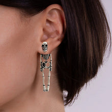 Load image into Gallery viewer, Ghostly Skeleton Exaggerated Punk Earrings