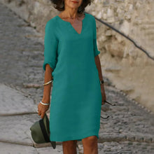 Load image into Gallery viewer, Women'S V-Neck Dress