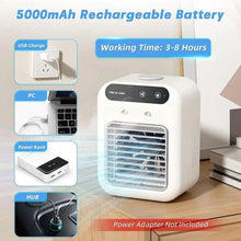 Load image into Gallery viewer, Portable 3-In-1 Cooling Fan with 2-Speed Mist