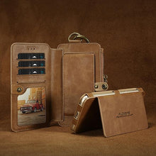 Load image into Gallery viewer, Handmade Luxury Retro Leather Comfort Wallet Phone Case