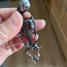 Load image into Gallery viewer, Full Body Silver Skeleton Pendant