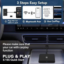 Load image into Gallery viewer, Wireless CarPlay Adapter