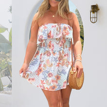 Load image into Gallery viewer, Off Shoulder Summer Fling Romper Dress
