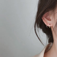 Load image into Gallery viewer, Spiral Hoop Twist Earrings