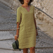 Load image into Gallery viewer, Women'S V-Neck Dress