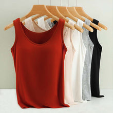Load image into Gallery viewer, Women's Tank Top with Built-In Bra
