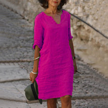 Load image into Gallery viewer, Women'S V-Neck Dress