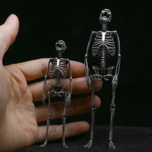 Load image into Gallery viewer, Full Body Silver Skeleton Pendant