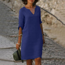 Load image into Gallery viewer, Women'S V-Neck Dress
