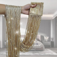 Load image into Gallery viewer, Glitter Fringe Door Wall Window Room Divider