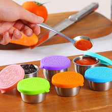 Load image into Gallery viewer, Stainless Steel Containers With Leakproof Silicone Lids