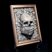Load image into Gallery viewer, Three Wise Skulls Picture Frame Decor