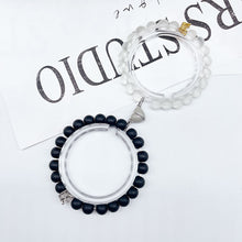 Load image into Gallery viewer, Couple's Light Up Beaded Bracelet with Crown and Heart - Set of 2