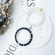 Load image into Gallery viewer, Couple's Light Up Beaded Bracelet with Crown and Heart - Set of 2