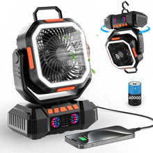 Load image into Gallery viewer, Portable Rechargeable Camping Fan