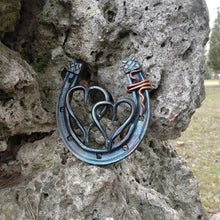 Load image into Gallery viewer, Forged Handmade Horseshoe-Iron