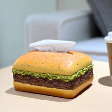 Load image into Gallery viewer, Charming Burger Tissue Box
