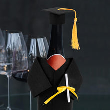 Load image into Gallery viewer, Graduation Cap And Gown Bottle Cover