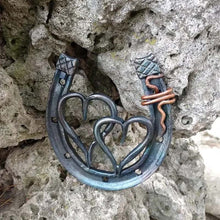 Load image into Gallery viewer, Forged Handmade Horseshoe-Iron