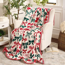 Load image into Gallery viewer, Flannel Decorative Throw Blanket