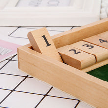 Load image into Gallery viewer, Shut The Box-spill - Morsomt bordmatematikspill for voksne og barn