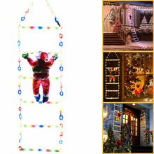 Load image into Gallery viewer, Jule-stige dekorasjonslys med julenissen