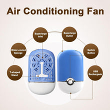 Load image into Gallery viewer, USB Mini Portable Fan