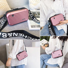 Load image into Gallery viewer, Mini size travel case shape square hand bag