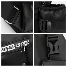 Load image into Gallery viewer, Men's Leather Film Water Bottle Chest Bag