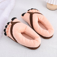 Load image into Gallery viewer, Funny Foot Plush Novelty Slippers