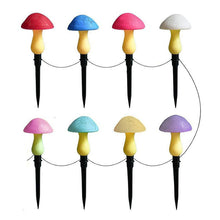 Load image into Gallery viewer, Solar-Powered Mushroom Garden Lights