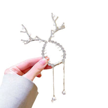 Load image into Gallery viewer, Rhinestone Tassel Ponytail Hair Claw
