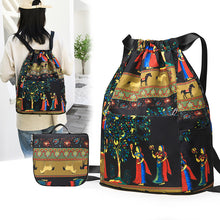 Load image into Gallery viewer, Drawstring Foldable Large Capacity Dry-wet Separation Travel Sports Backpack