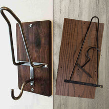 Load image into Gallery viewer, Wooden Motorcycle Helmet Wall Mount