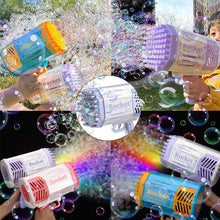 Load image into Gallery viewer, Bubble Machine Gun with 69 Holes And Colorful Lights