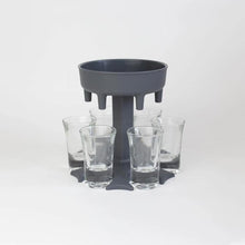 Load image into Gallery viewer, 6 Shot Glass Dispenser and Holder