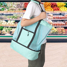 Load image into Gallery viewer, 2-in-1 Portable Mesh Detachable Tote Bag