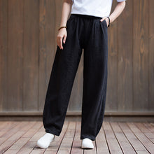 Load image into Gallery viewer, Casual Cotton Hemp Trousers