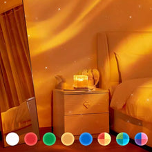 Load image into Gallery viewer, Flame Northern Lights Rotating Mood Light